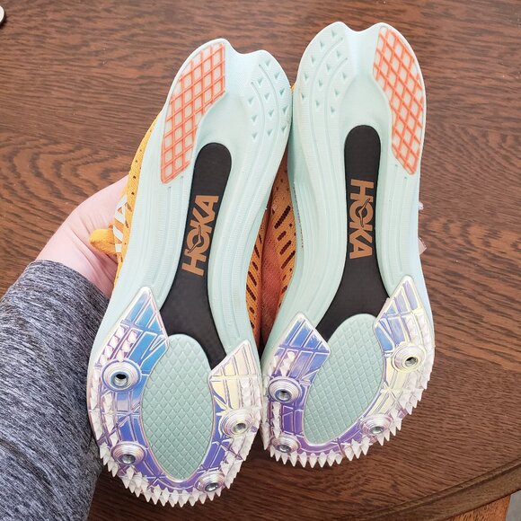 Hoka Unisex Track & Field Spiked Shoes Sneaker Runners Size 5 - Picture 4 of 5